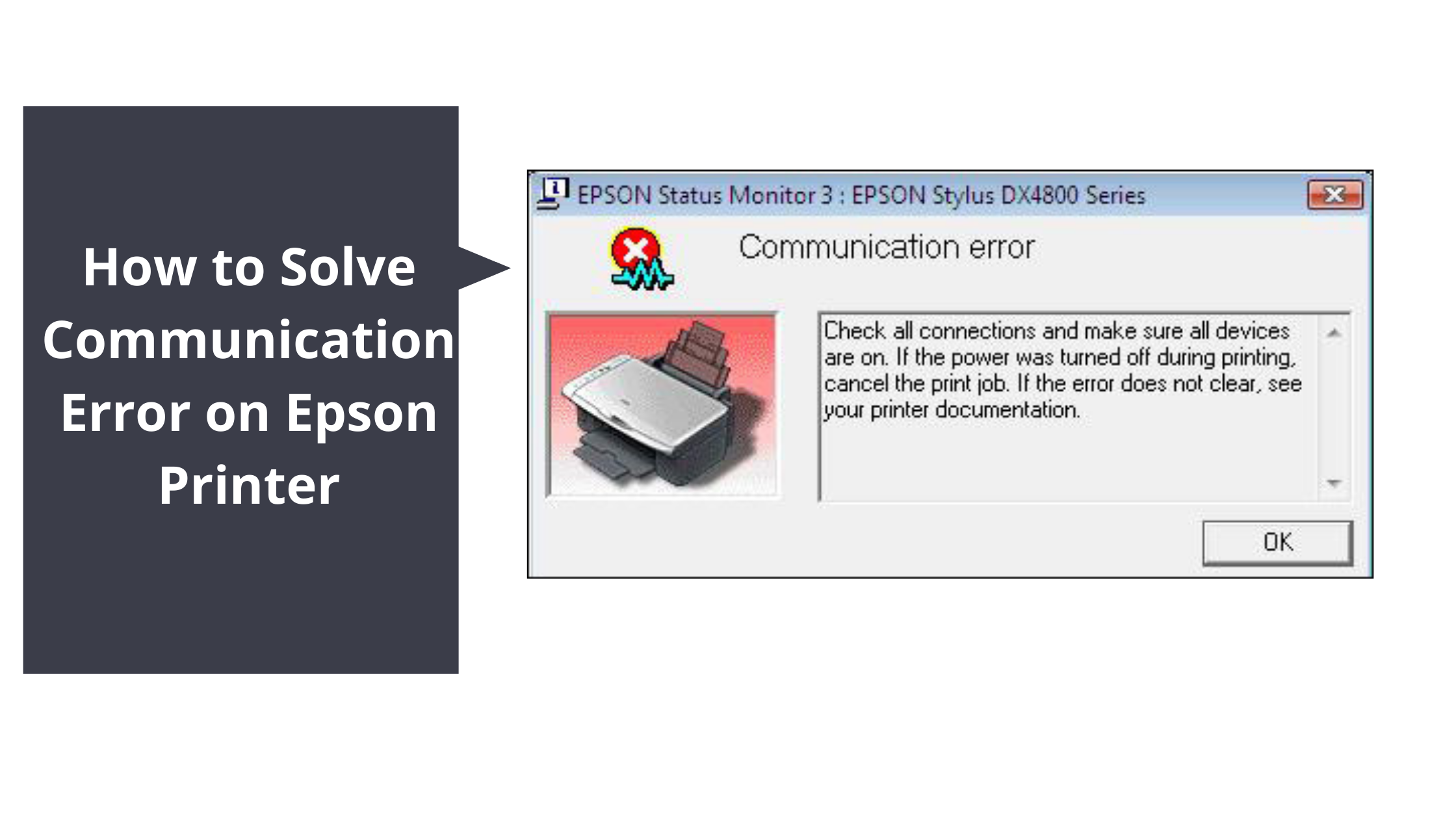 epson printer communication error