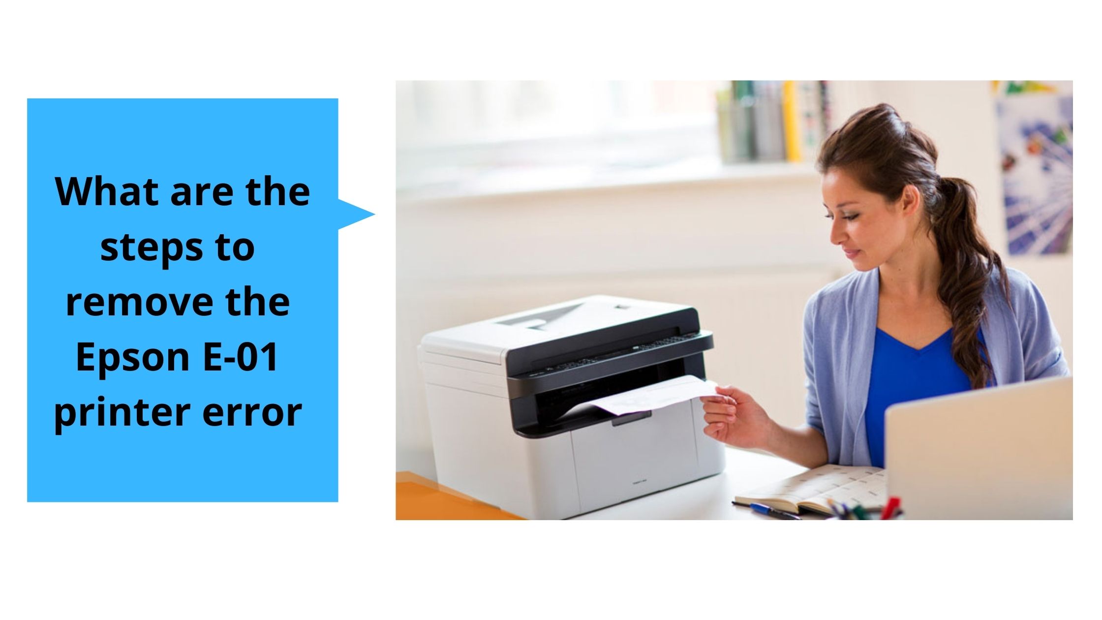 What are the steps to remove the Epson E-01 printer error