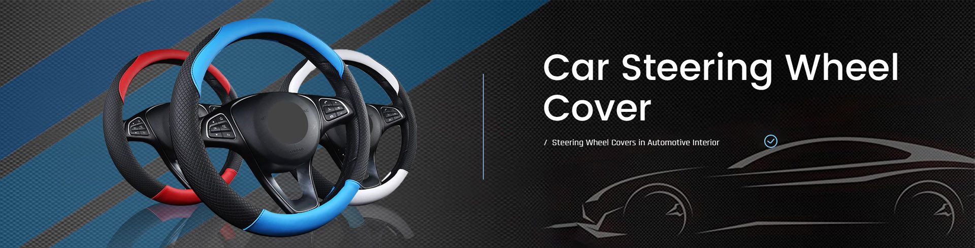 custom High quality Car Accessories Steering Wheel Covers