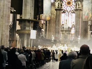 Duomo Milano durante Cerimonia Beatificazione 