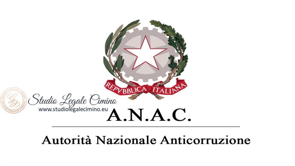 ANAC Autorità Nazionale Anticorruzione  “Poteri Sanzionatori”