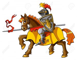 16935444-cavaliere-medievale-a-cavallo-preparazione-giostra-o-lotta-illustrazione-vettoriale
