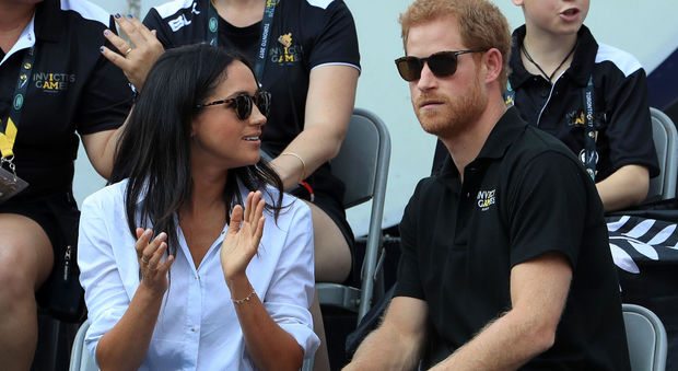 Il principe Harry con la fidanzata Markle agli Invictus Games di Toronto
