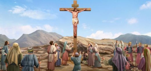 Il Signore Gesù è inchiodato sulla croce