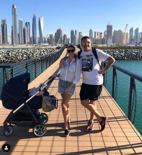 Costanza Caracciolo e Bobo Vieri, prima vacanza a Dubai con Stella