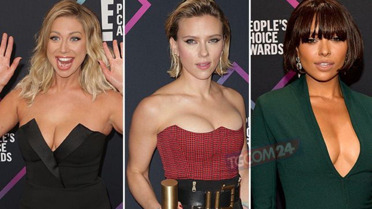 People's Choice Awards, da Scarlett Johansson a Rita Ora e Victoria Beckham: trionfo di décolleté esplosivi