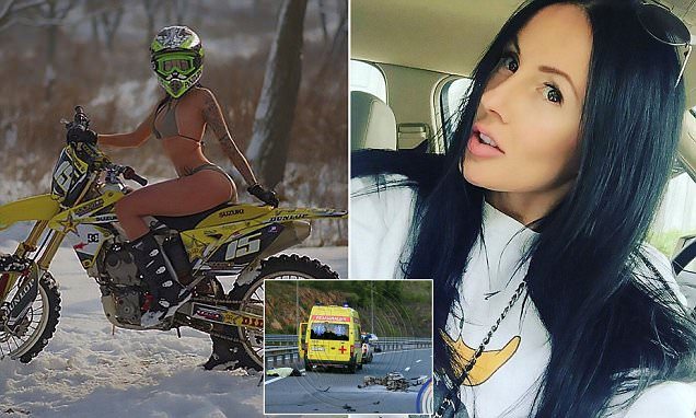 Modella star del web si schianta a 250 all'ora in moto e muore: 