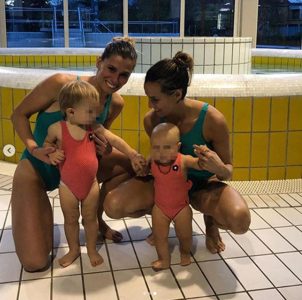 Tania Cagnotto e Francesca Dallapè, mamma guarda che sincro!