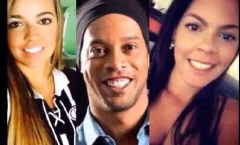 Ronaldinho, che doppietta: «Sposerà le sue due fidanzate». Convivono in tre dal 2016