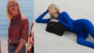 Alessia Marcuzzi cambia spiaggia per le borse