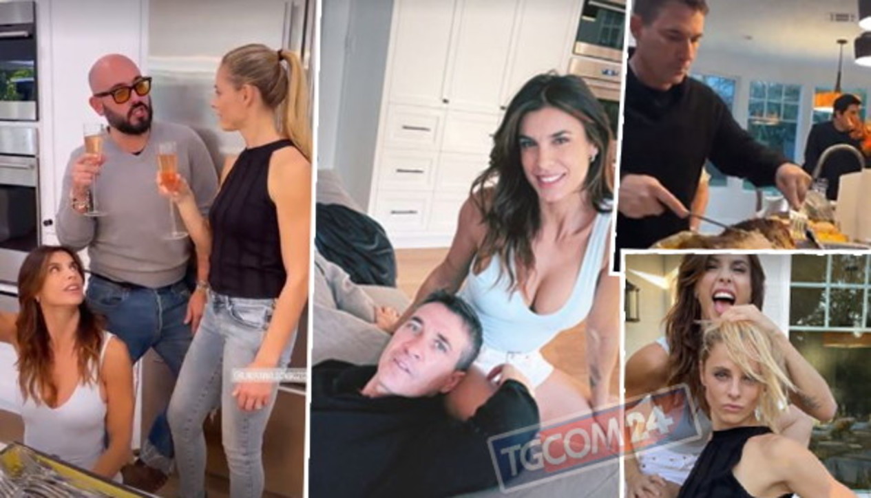 Il “Friendsgiving” di Elisabetta Canalis è il più sexy del pianeta