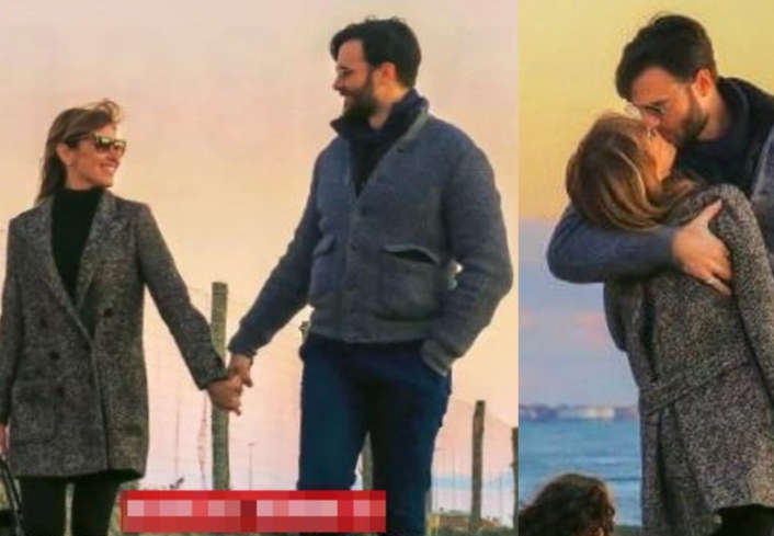 Maria Elena Boschi e Giulio Berruti, baci al tramonto pensando al 