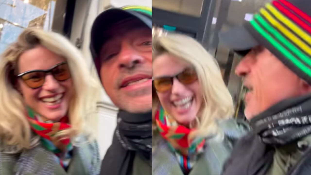 Michelle Hunziker e Eros Ramazzotti insieme, il video per le strade di Milano: «Grazie di esistere...»