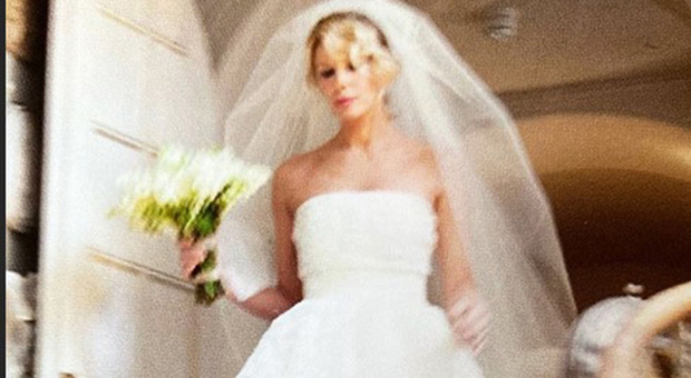 Alessia Marcuzzi, video inedito del matrimonio top secret per l’anniversario di nozze
