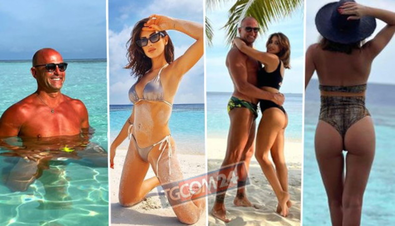 Stefano Bettarini e Nicoletta Larini in love alle Maldive
