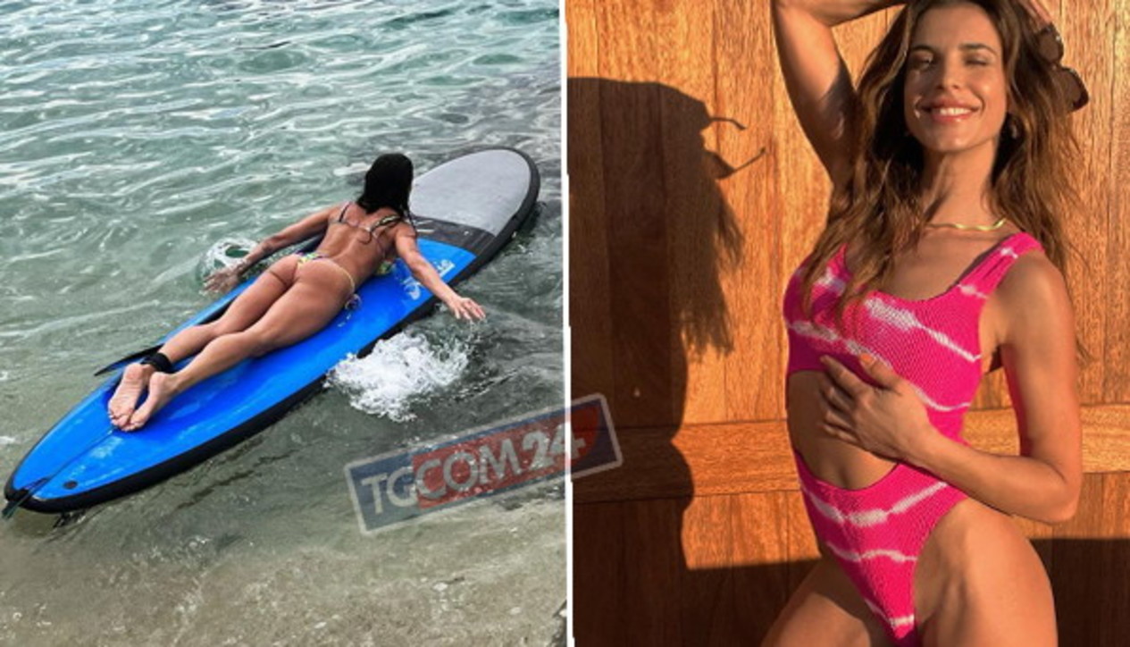 Elisabetta Canalis al mare, è lei la più sexy sulla spiaggia