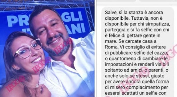 «Hai il selfie con Salvini? Niente stanza». Studentessa denuncia il mancato affitto a Roma