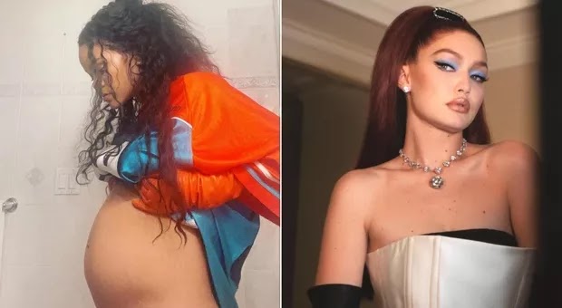 Rihanna incinta, il commento di Gigi Hadid scatena il caos: «Tre angeli!»