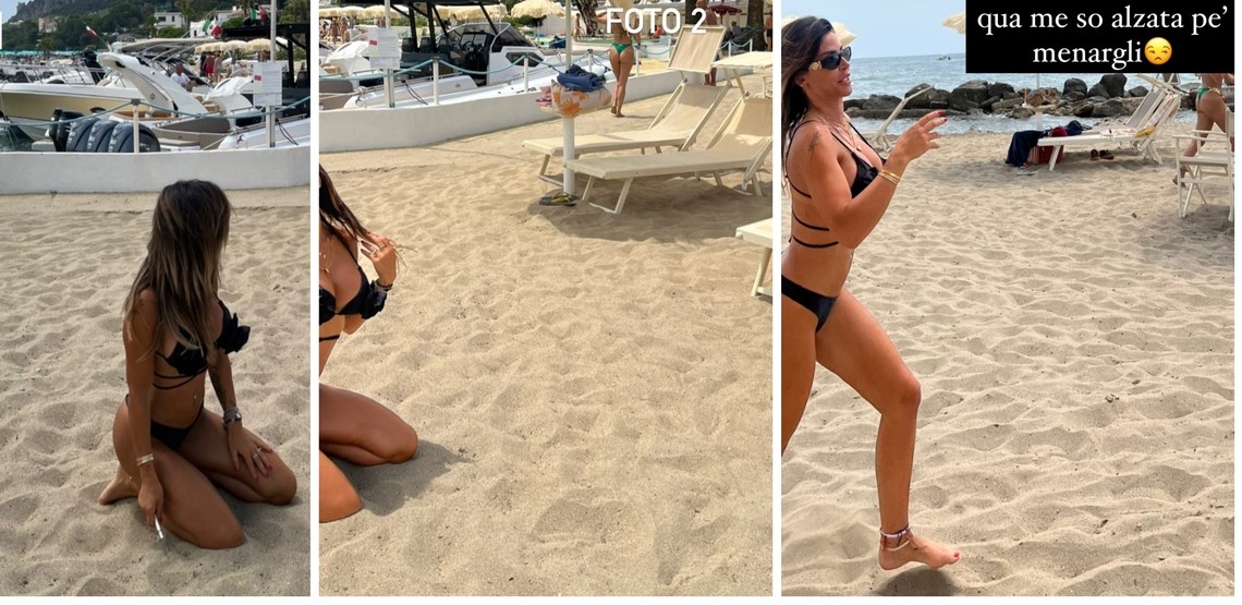 Guendalina Tavassi in micro bikini: «Il mio fidanzato è inc*****o nero»