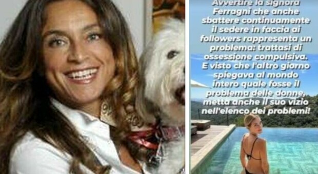 Caterina Collovati contro Chiara Ferragni: «Vuole difendere le donne ma sbatte il sedere in faccia ai followers»