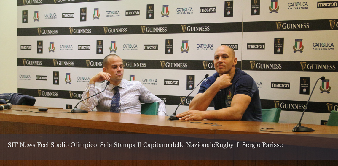 Io ATLETA LIBERA e Sergio Parisse  Il Capitano della NAzionale RUGBY ITALIA e Guilhem Guirado FR