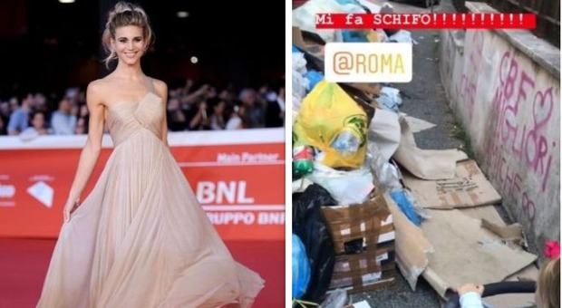 Nicoletta Romanoffi, vergogna rifiuti a Roma. Il video su Instagram: «Questa città fa schifo»