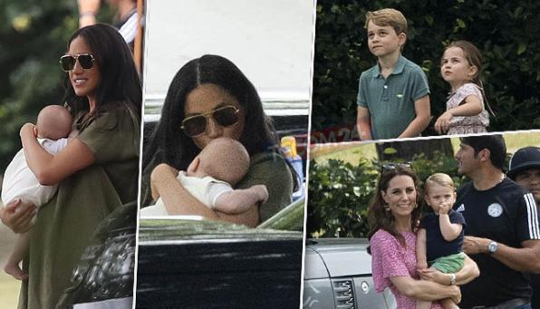 Meghan Markle alla partita di polo, prima uscita con Archie