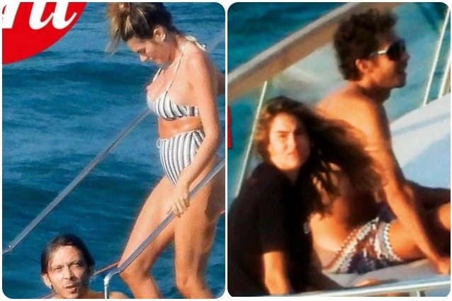 Valentino Rossi, coccole con la compagna incinta a bordo di uno yacht