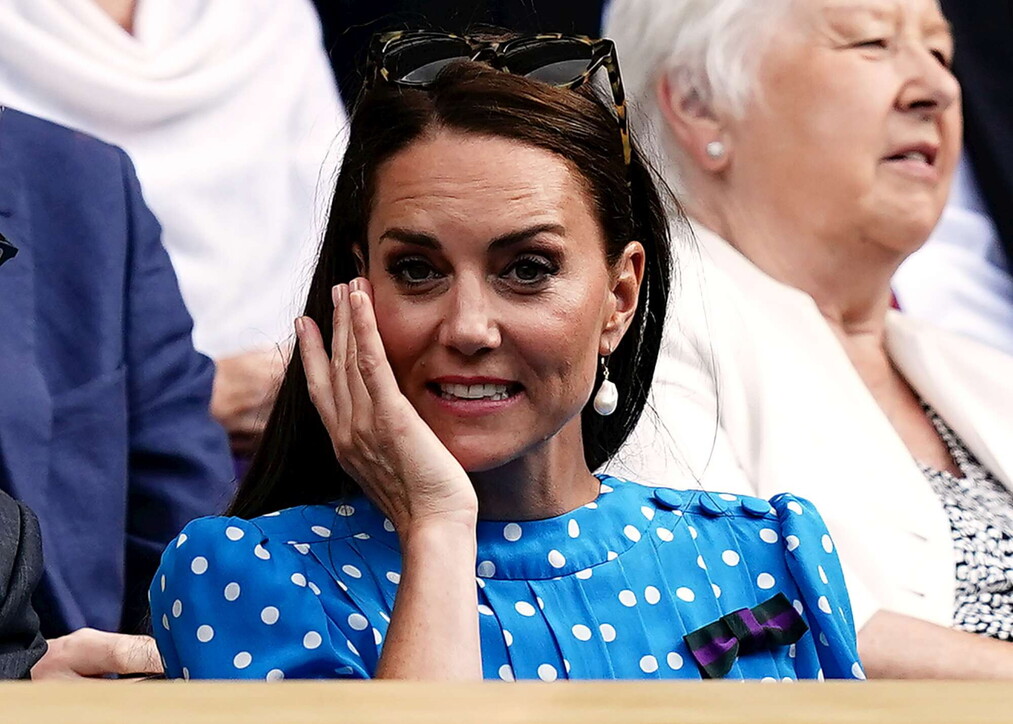 Kate Middleton scatenata a Wimbledon, standing ovation con il principe