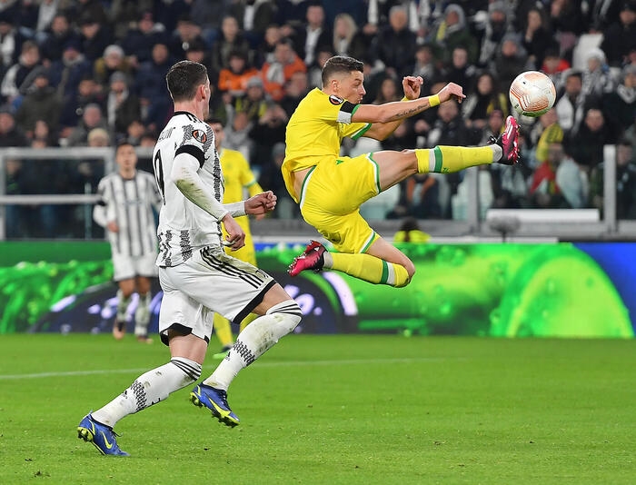 Juventus-Nantes 1-1, Lazio batte Cluj 1-0 LE FOTO