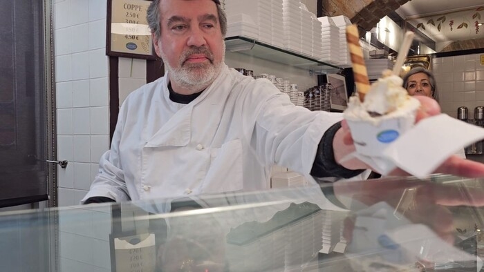 I maestri gelatai Liguri interpretano l'Apfelstrudel