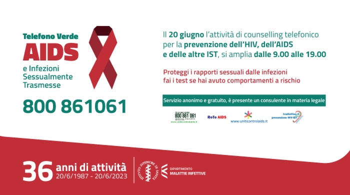 Il Telefono Verde Aids compie 36 anni e amplia il servizio