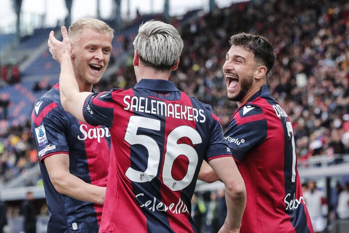 Serie A:  Bologna strapazza la Salernitana e vede il terzo posto