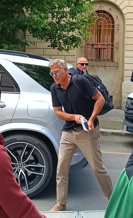 George Clooney ad Arezzo per riprese film