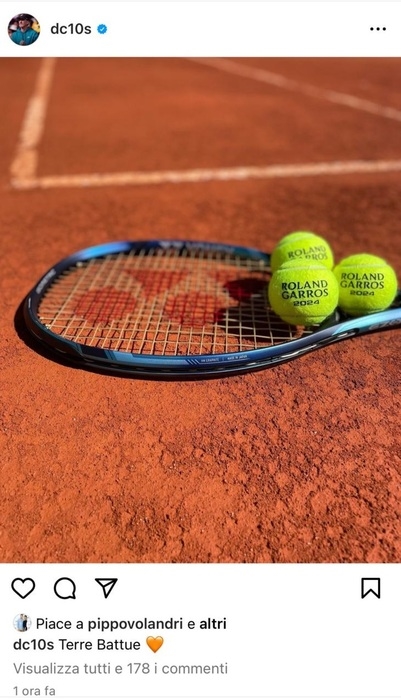 Tennis: Sinner-Roland Garros, indizio social del coach Cahill