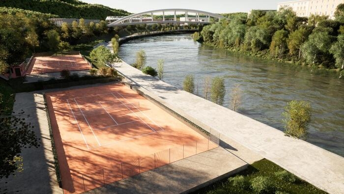 Campi da tennis sul Tevere, Mezzaroma 'gratis per i cittadini'