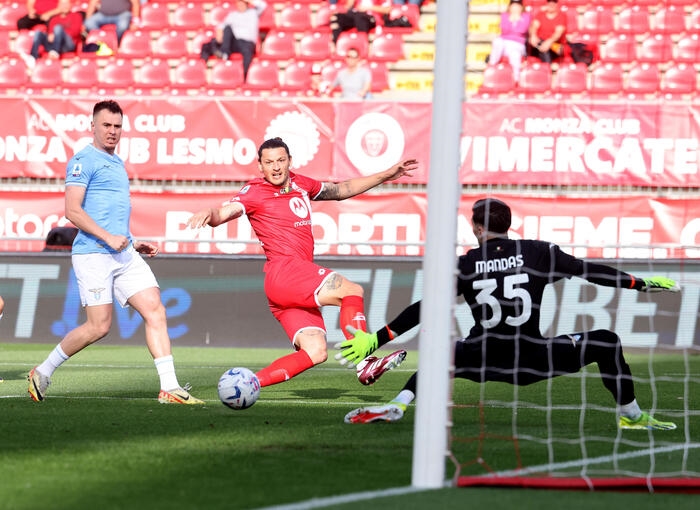 Serie A: Djuric ferma la Lazio, con il Monza finisce 2-2
