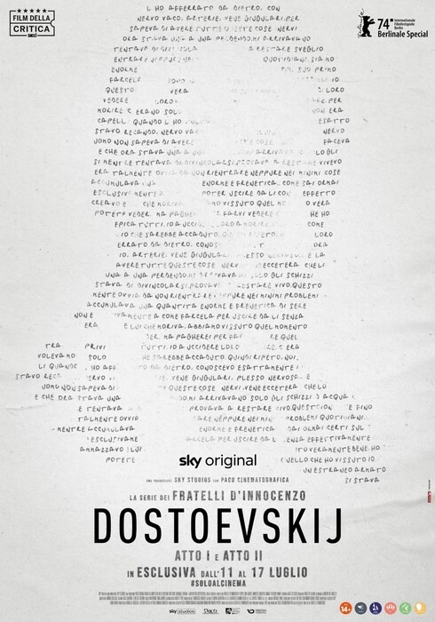 Dostoevskij, la serie Sky dei D'Innocenzo al cinema in due atti