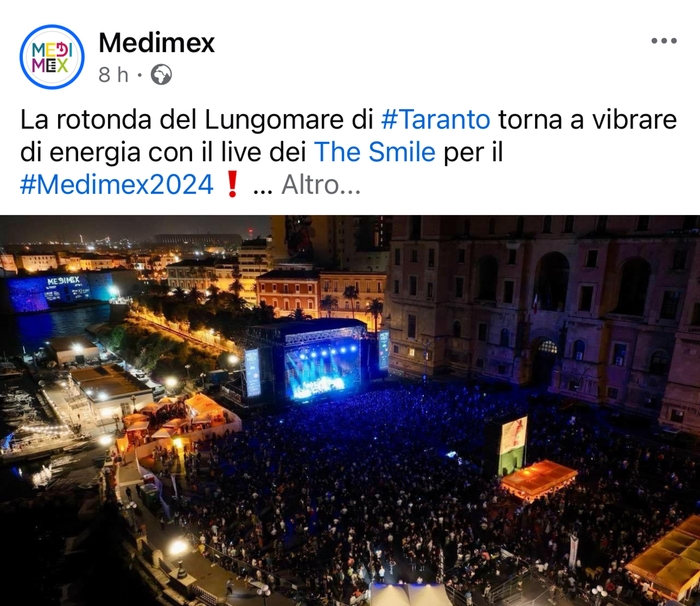 The Smile infiammano il pubblico del Medimex a Taranto
