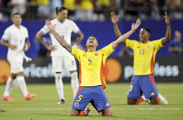 Coppa America: Colombia-Uruguay 1-0, in finale contro Argentina