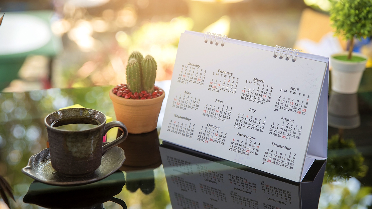 Un calendario per aiutarti a dare un senso alla tua vita