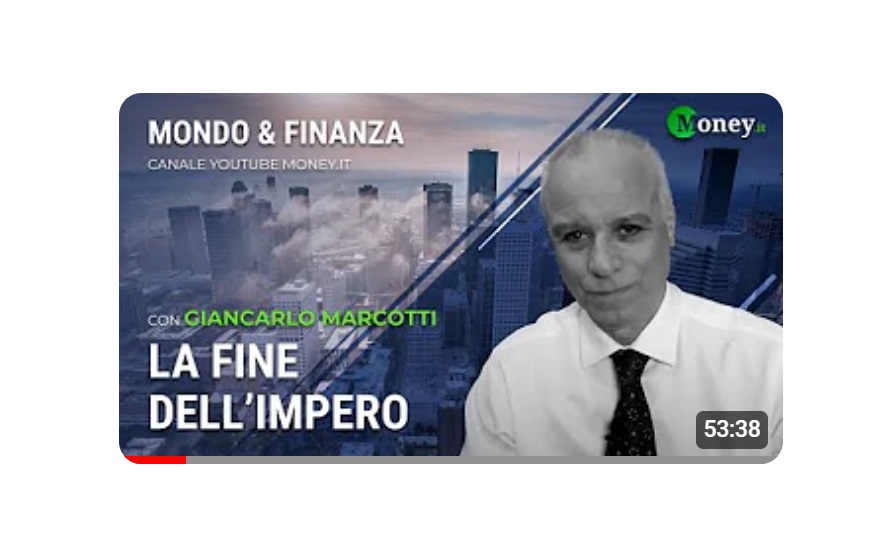 LA FINE DELL'IMPERO - GIANCARLO MARCOTTI - Mondo & Finanza