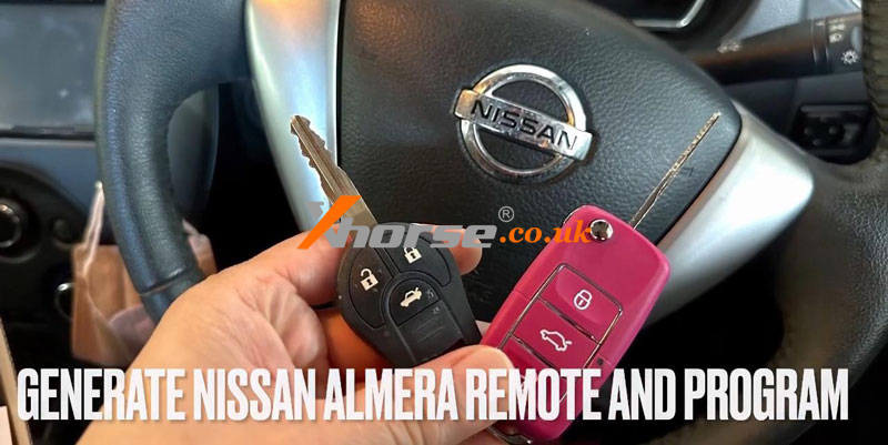 Xhorse VVDI BEE Key Tool Lite Genera telecomando Nissan Almera 2014