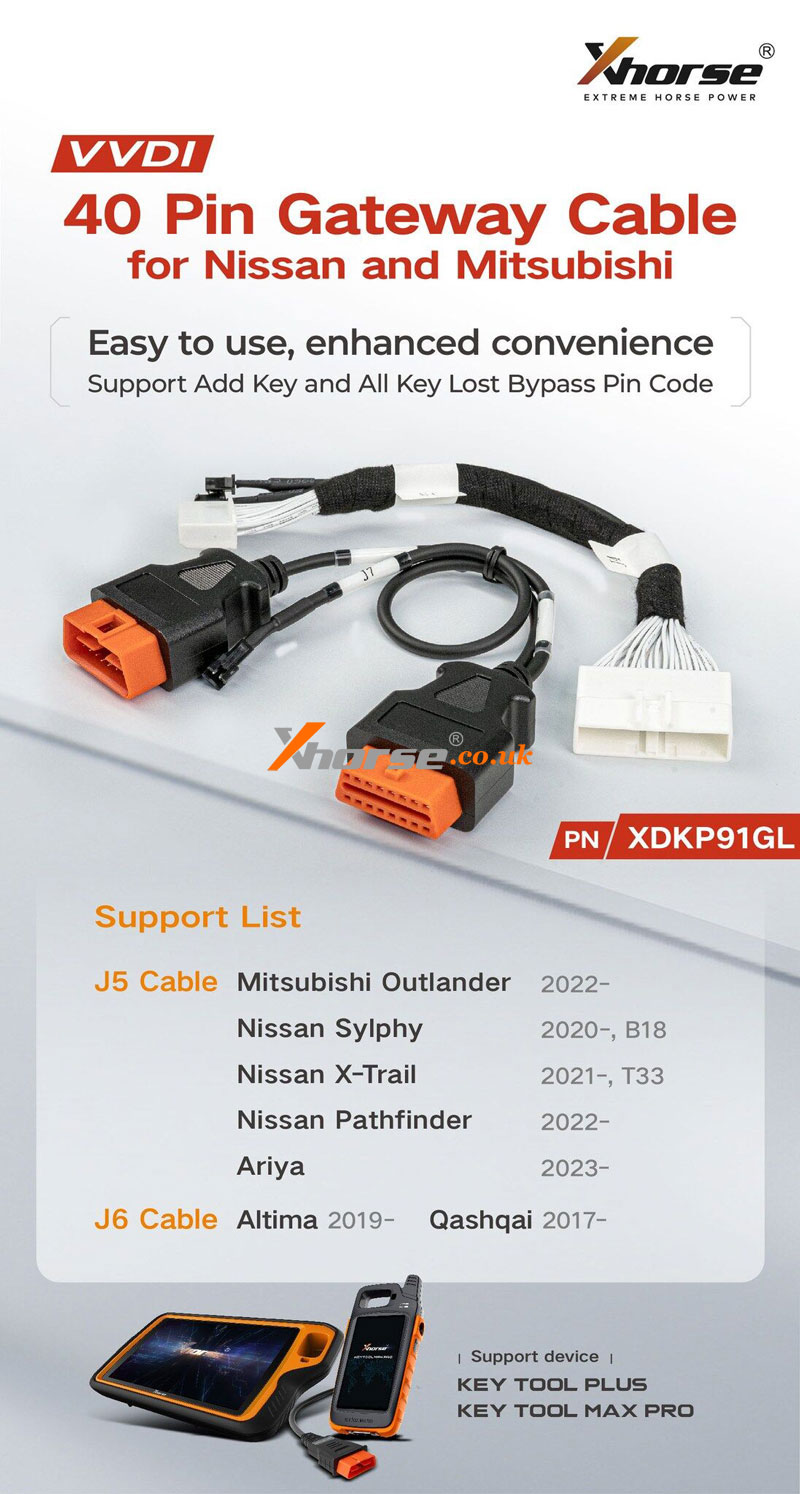 xhorse-vvdi-40pin-gateway-cable-for-nissan-mitsubishi-(2)